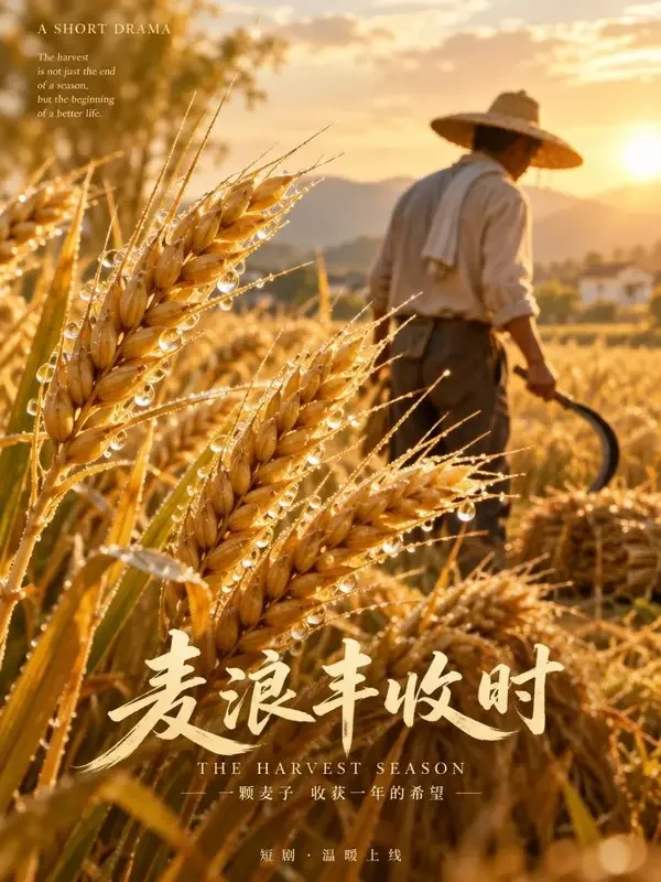 《麦穗金黄时》- 黄豆短剧年代记忆短剧封面 《麦穗金黄时》- 黄豆短剧年代记忆短剧封面